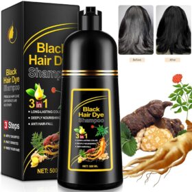 Black hair shampoo
